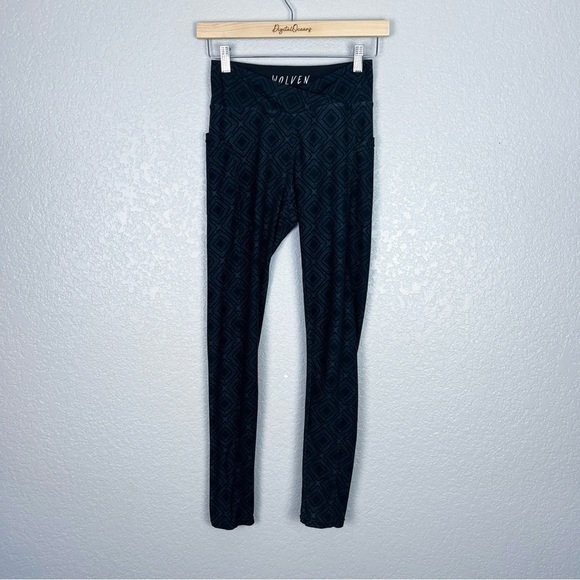 Wolven Summit Crossover Pocket Leggings S - Yoga, Tights, Activewear, Diamond - Picture 5 of 8